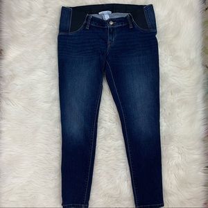 Isabel Maternity dark wash skinny maternity jeans